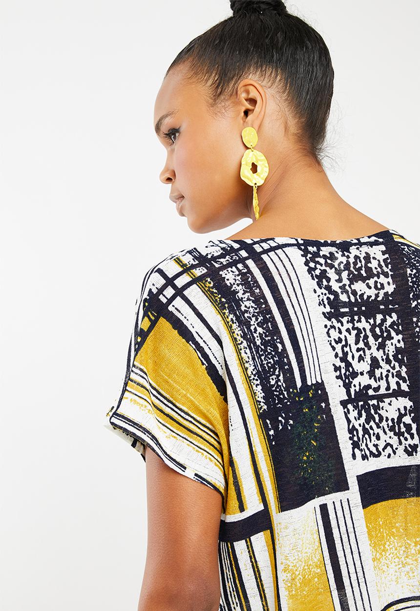 Revenge - Cap sleeve top - multi