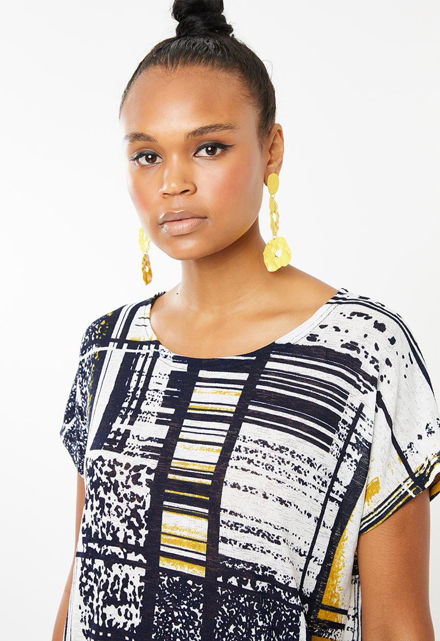Revenge - Cap sleeve top - multi