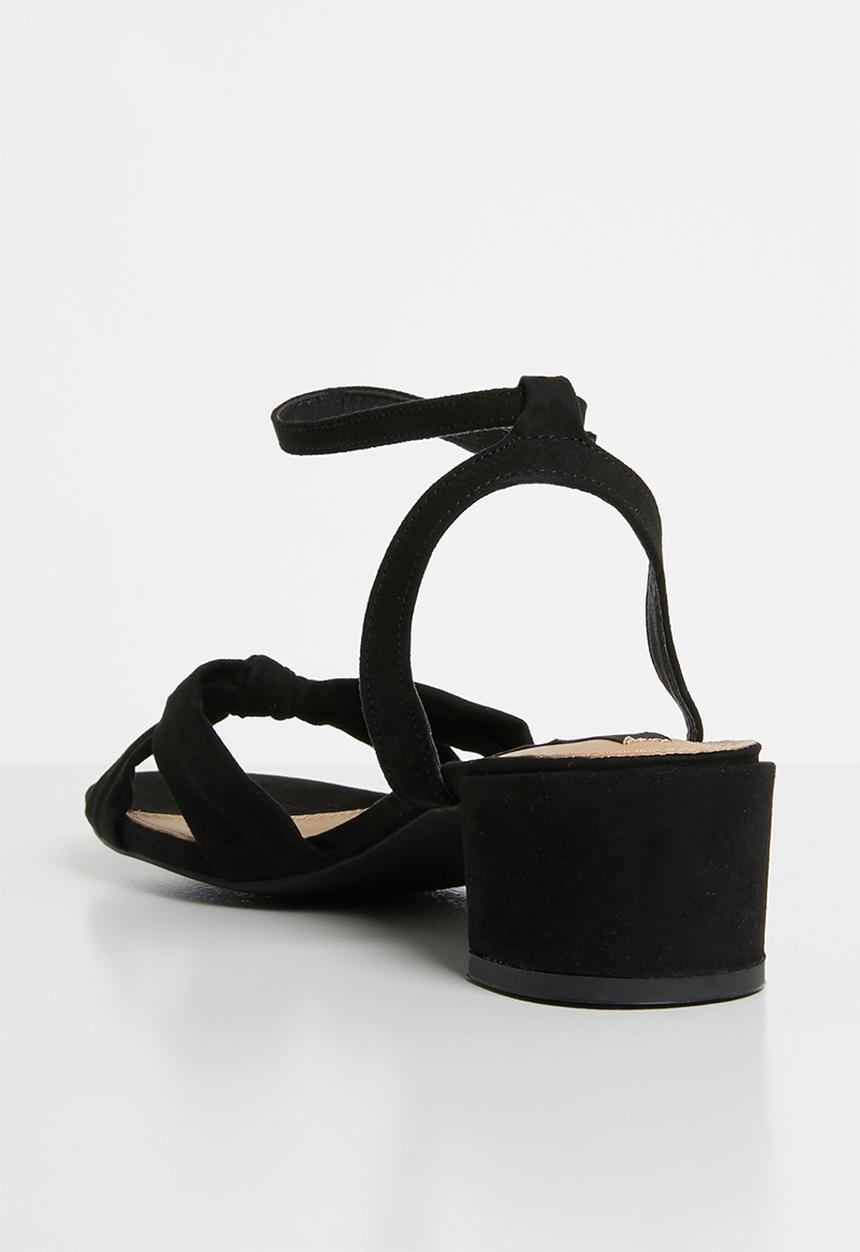 Cherry Collection - Seattle block heel - black