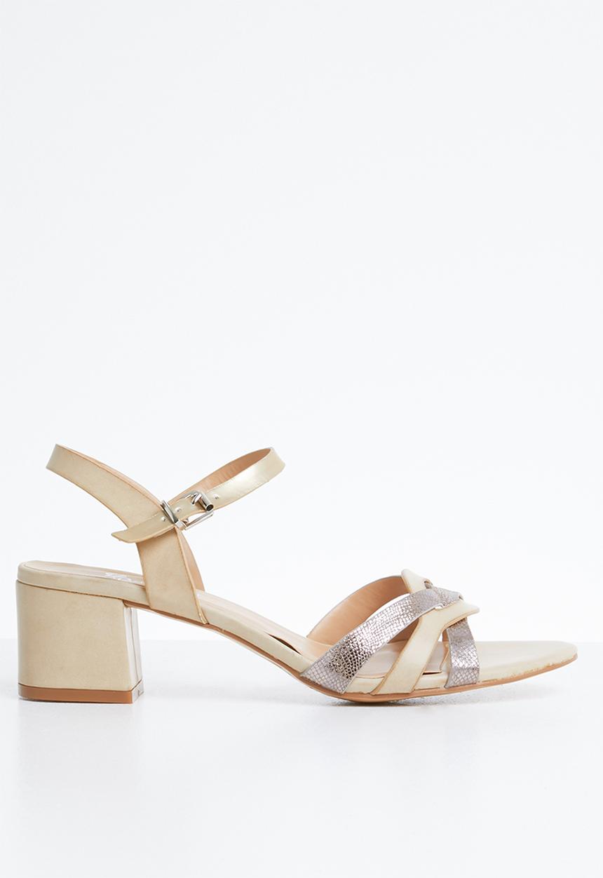 Butterfly Feet - Tinna block heel - beige