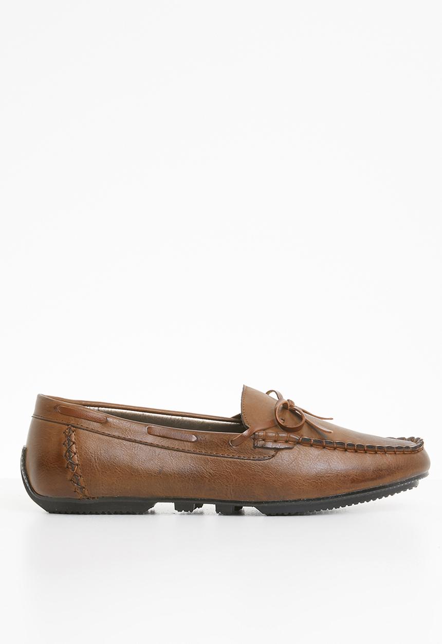 STYLE REPUBLIC - Bonded leather loafers - brown 