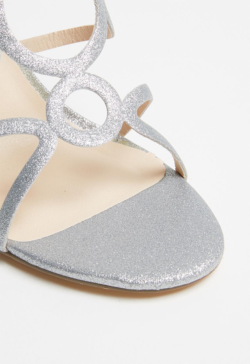 Plum - Cut-out heels - silver