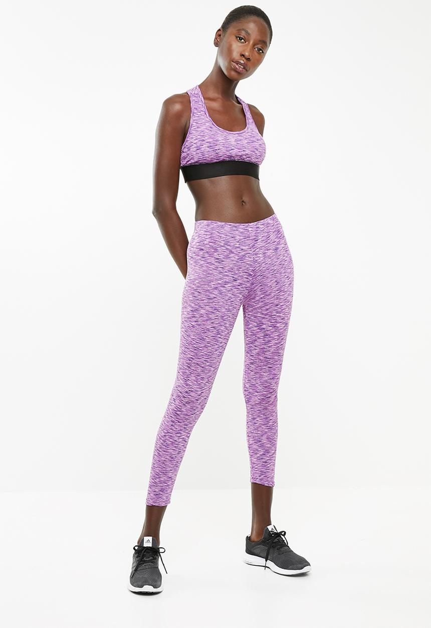 Superbalist - Sports bra 2 pack - black & purple