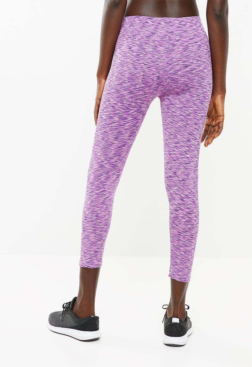 Superbalist - 7/8 leggings 2 packs - black & purple