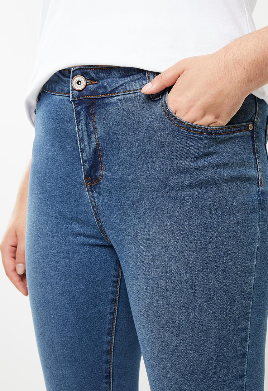 Brave Soul - Plus size Alice 5-pocket jeans - blue