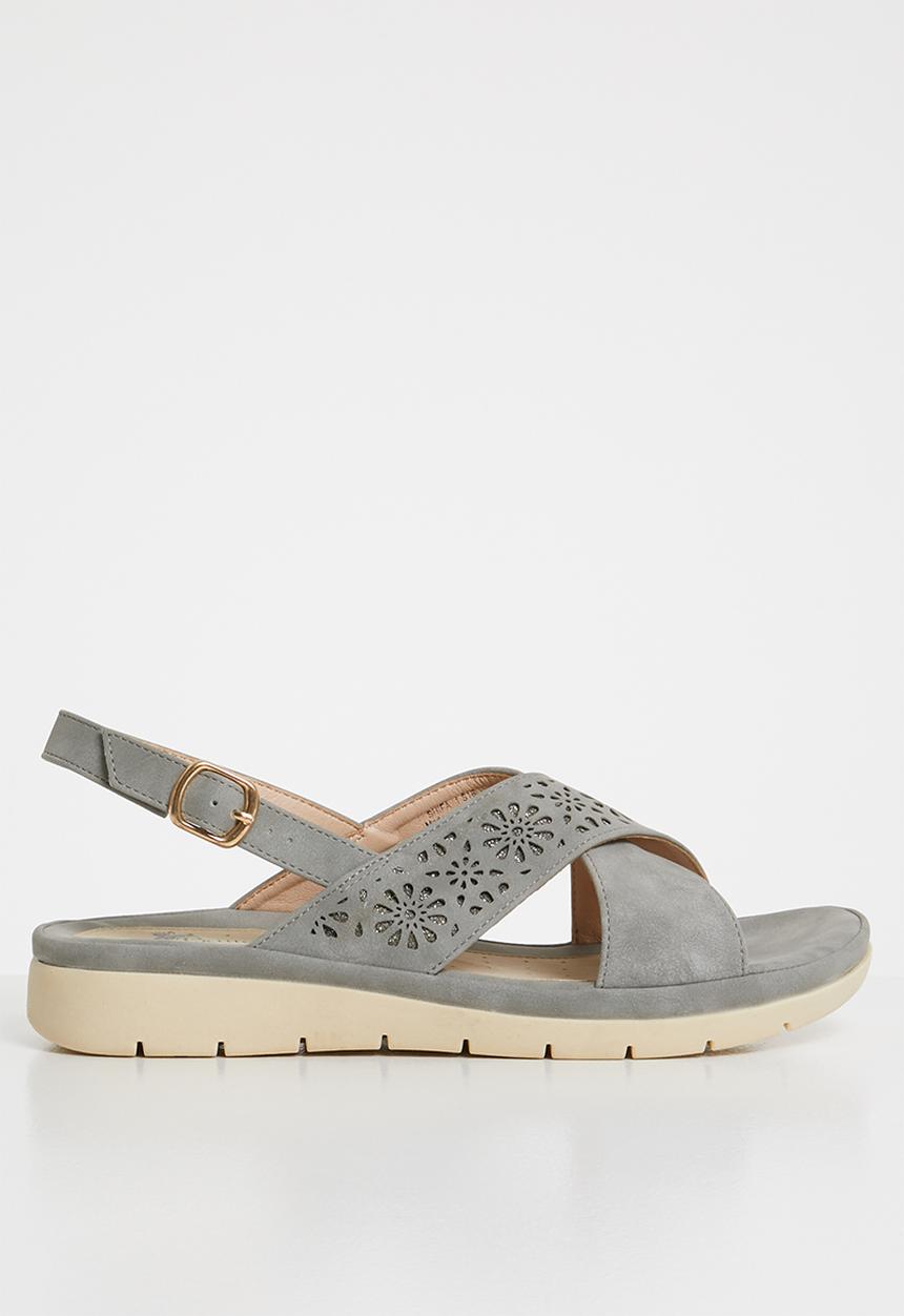 Butterfly Feet - Shifa strappy sandals - grey