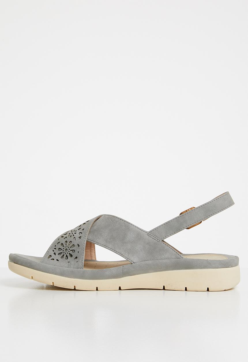 Butterfly Feet - Shifa strappy sandals - grey
