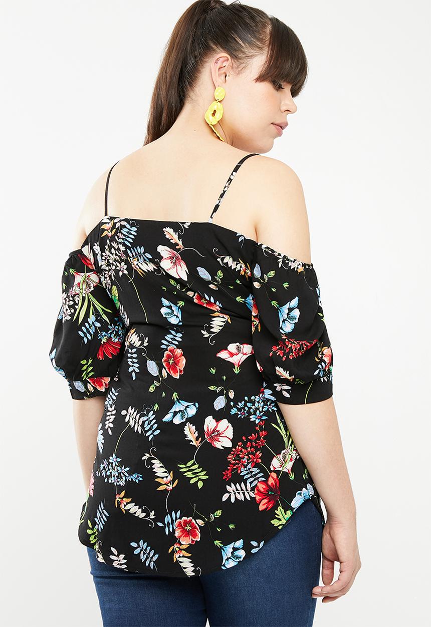 STYLE REPUBLIC PLUS - Cold shoulder blouse - multi