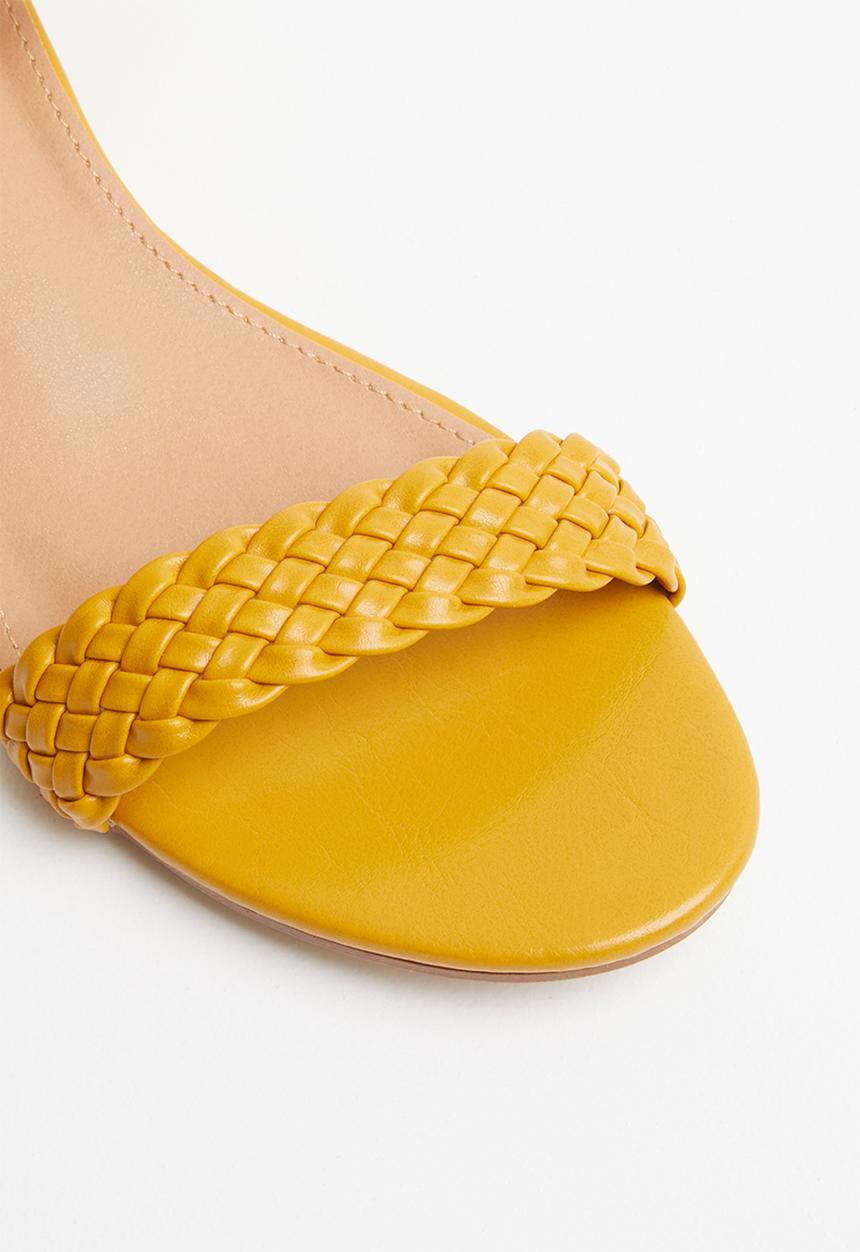 Jada - Ankle strap wedges - yellow