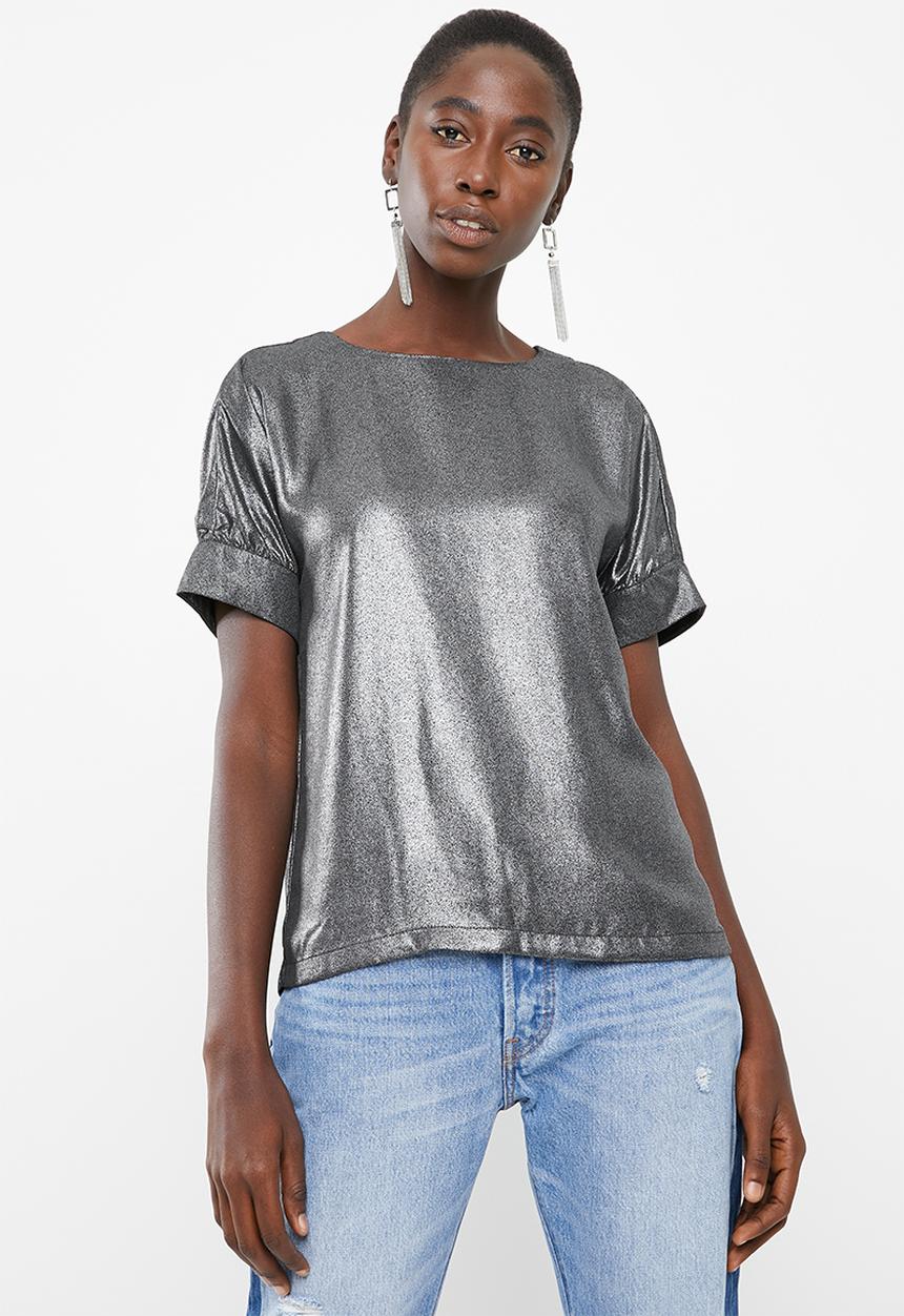 Vero Moda - Bam short sleeve top - black
