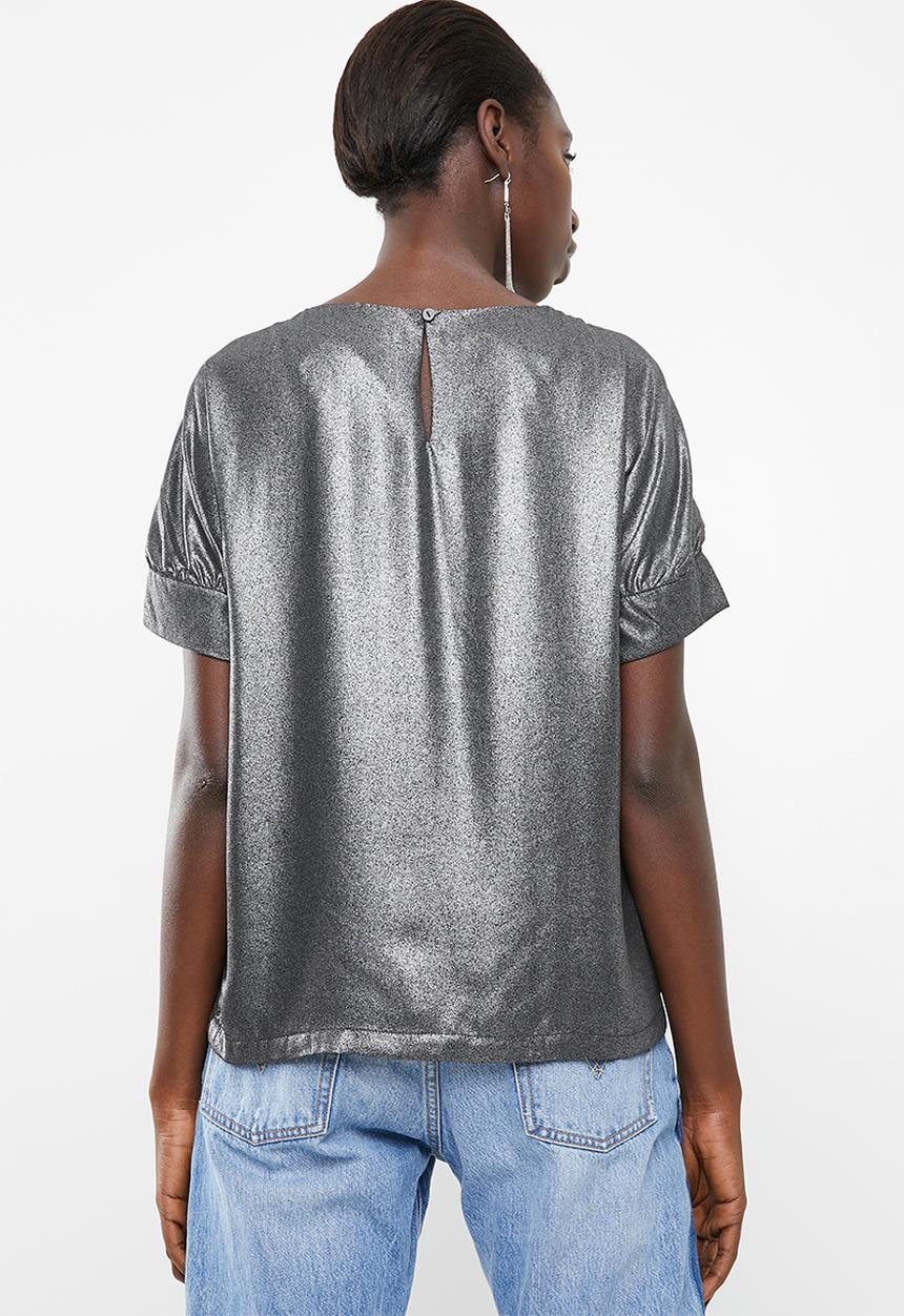 Vero Moda - Bam short sleeve top - black
