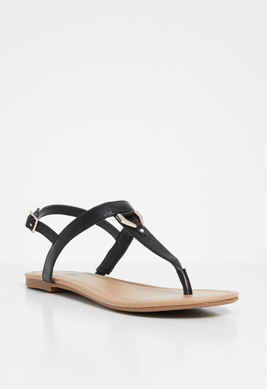 Call It Spring - T-bar sandals - black