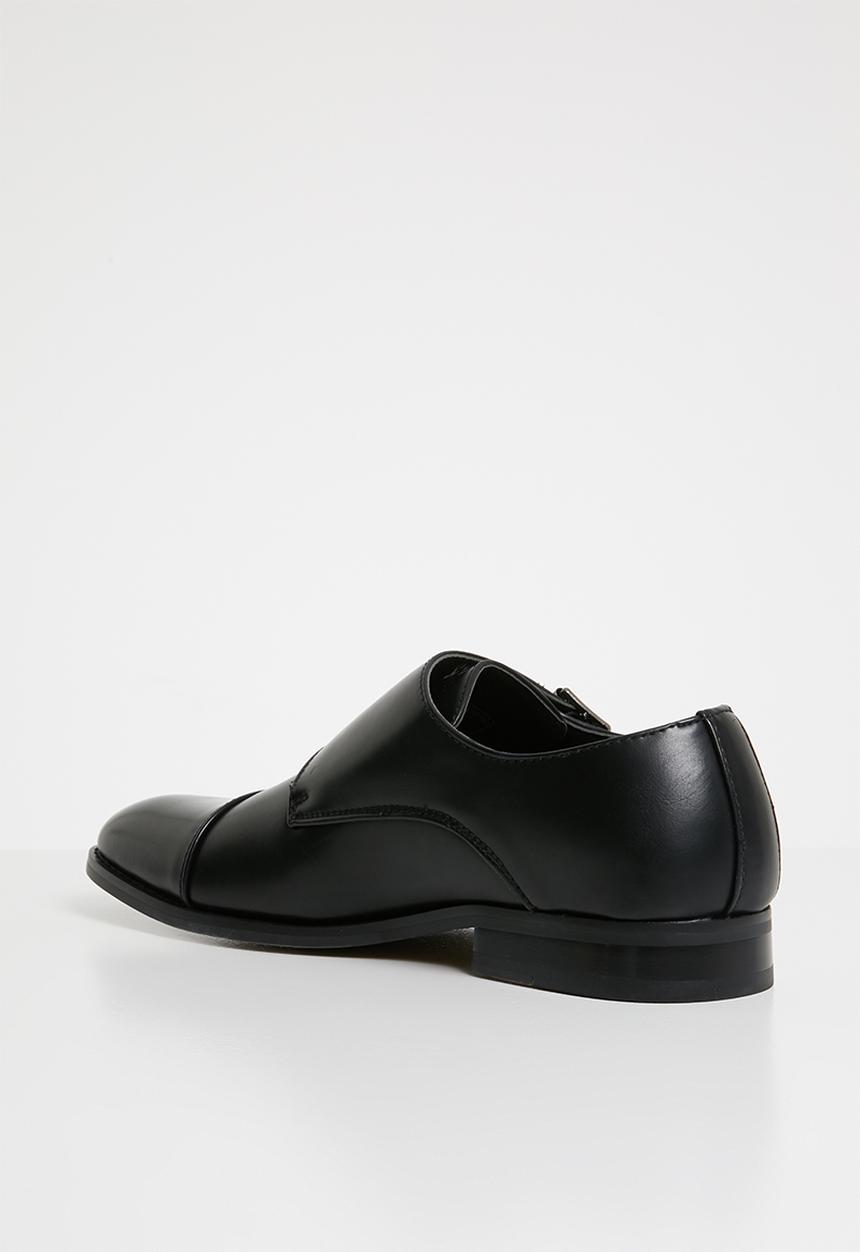 Superbalist - Austin monk strap shoe - black