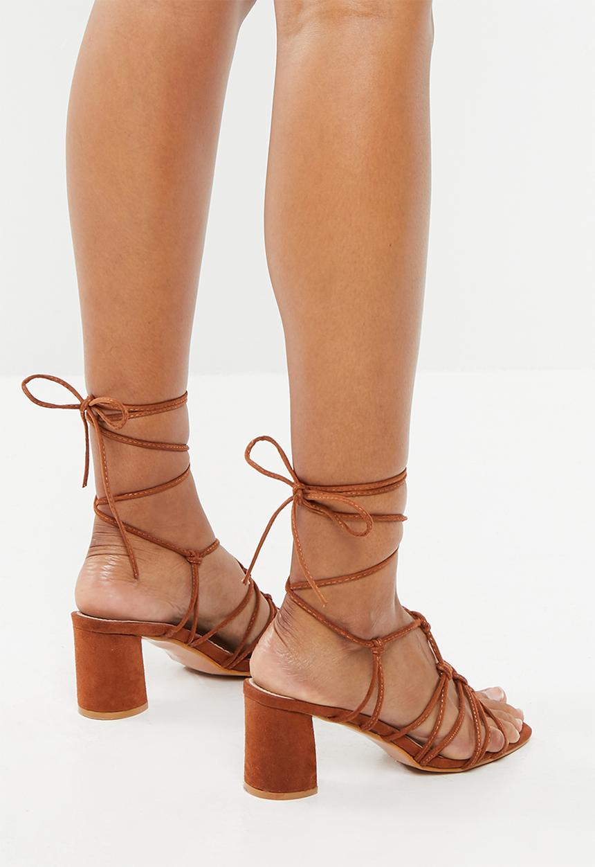 Superbalist - Eve strap block heel - tan