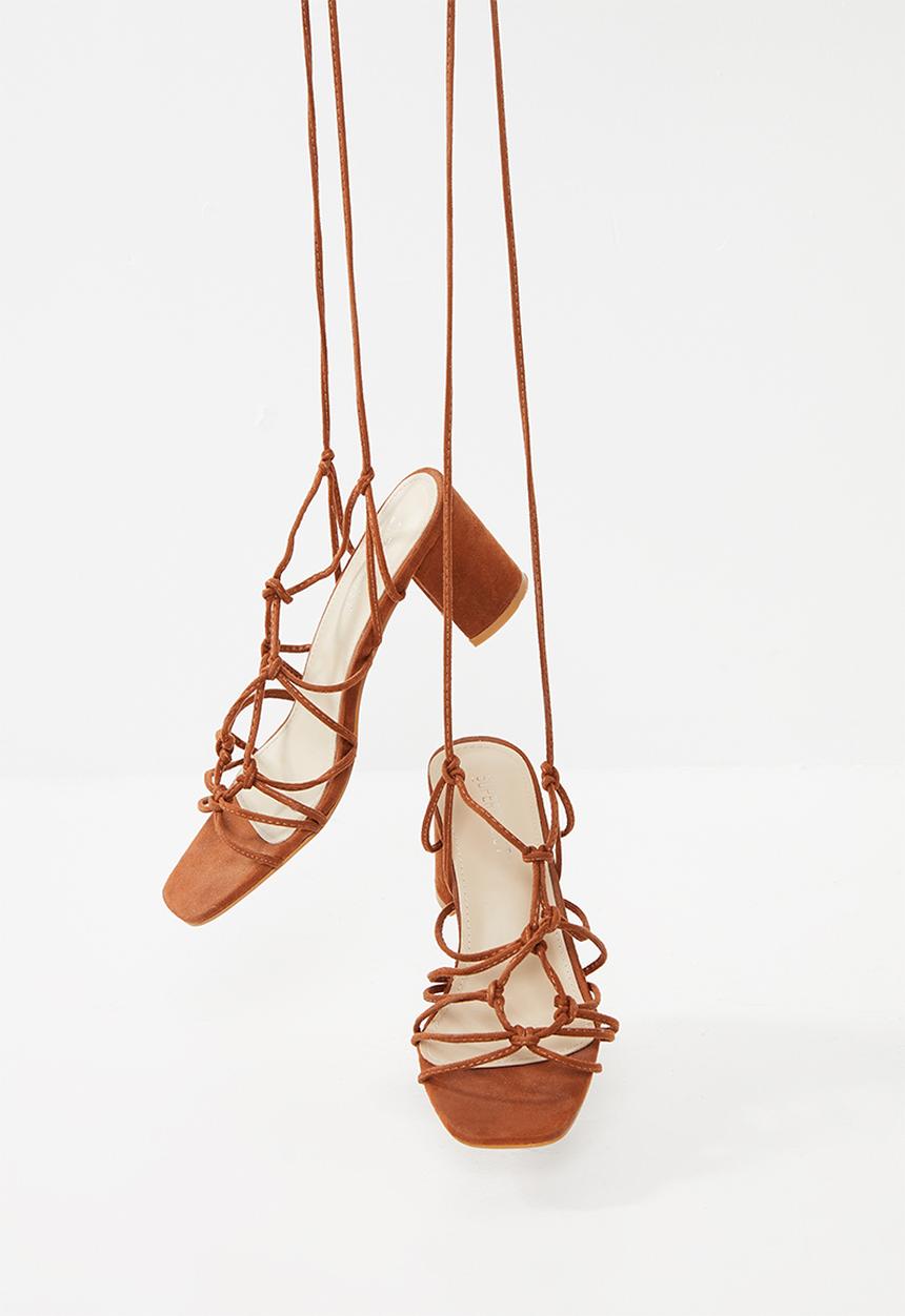 Superbalist - Eve strap block heel - tan