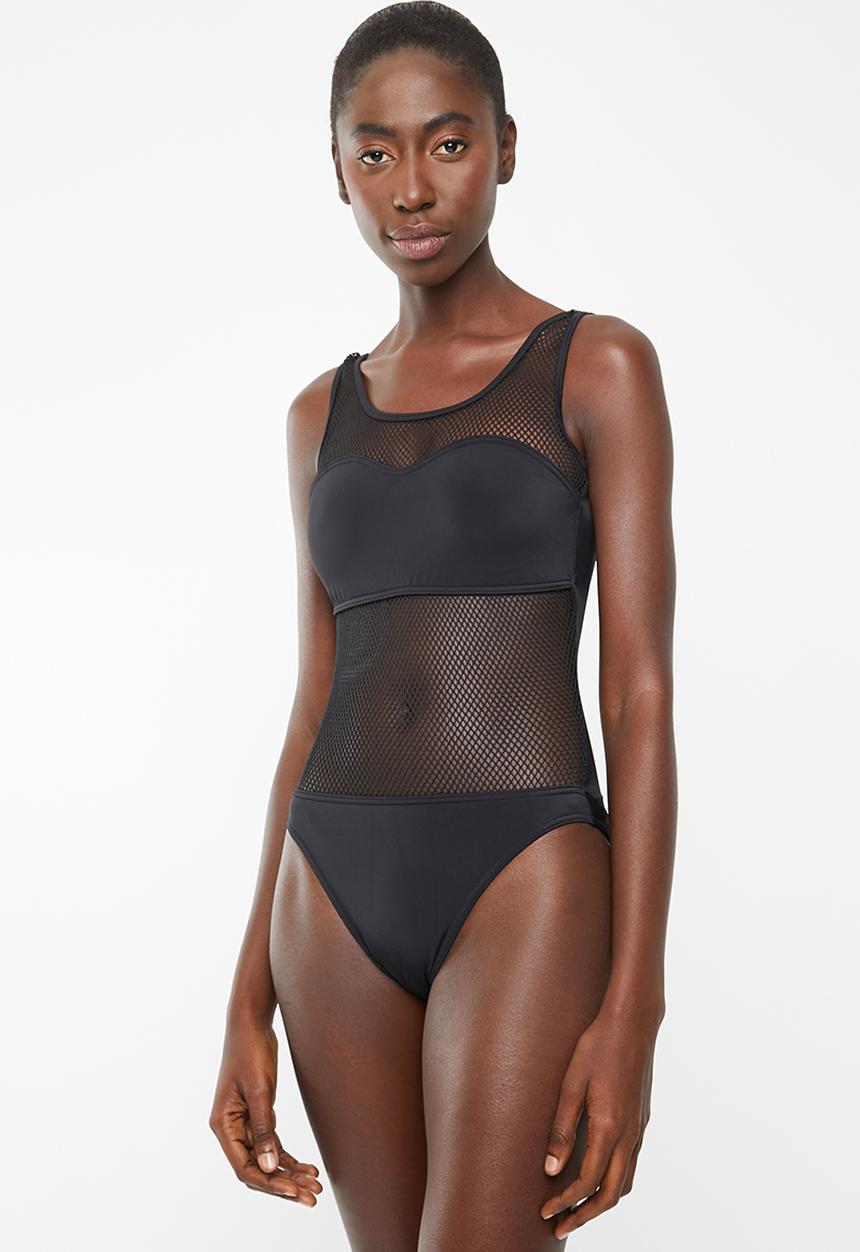 Sun Love - Sporty insert one piece - black