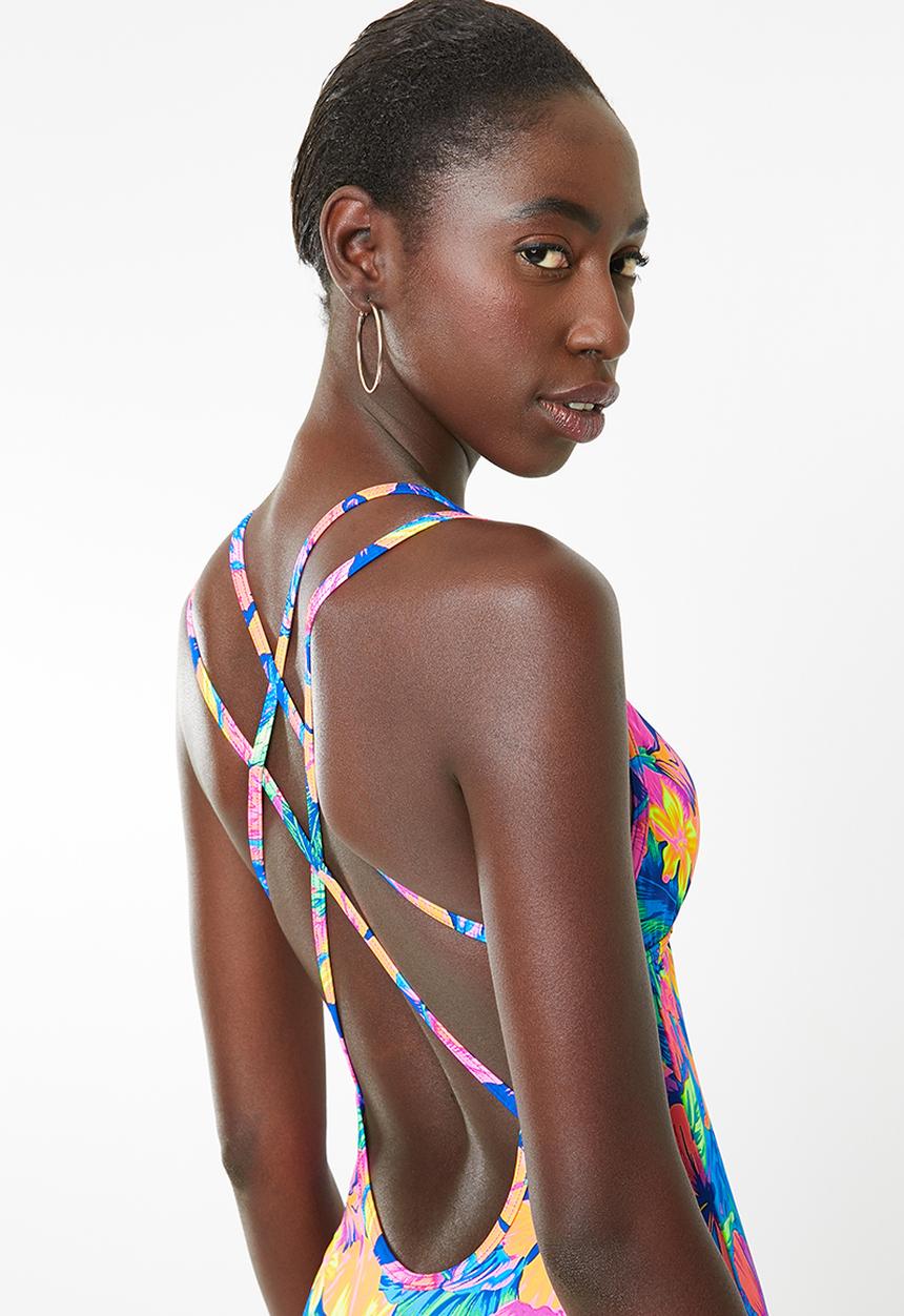 Sun Love - Hawaii strappy one piece - multi