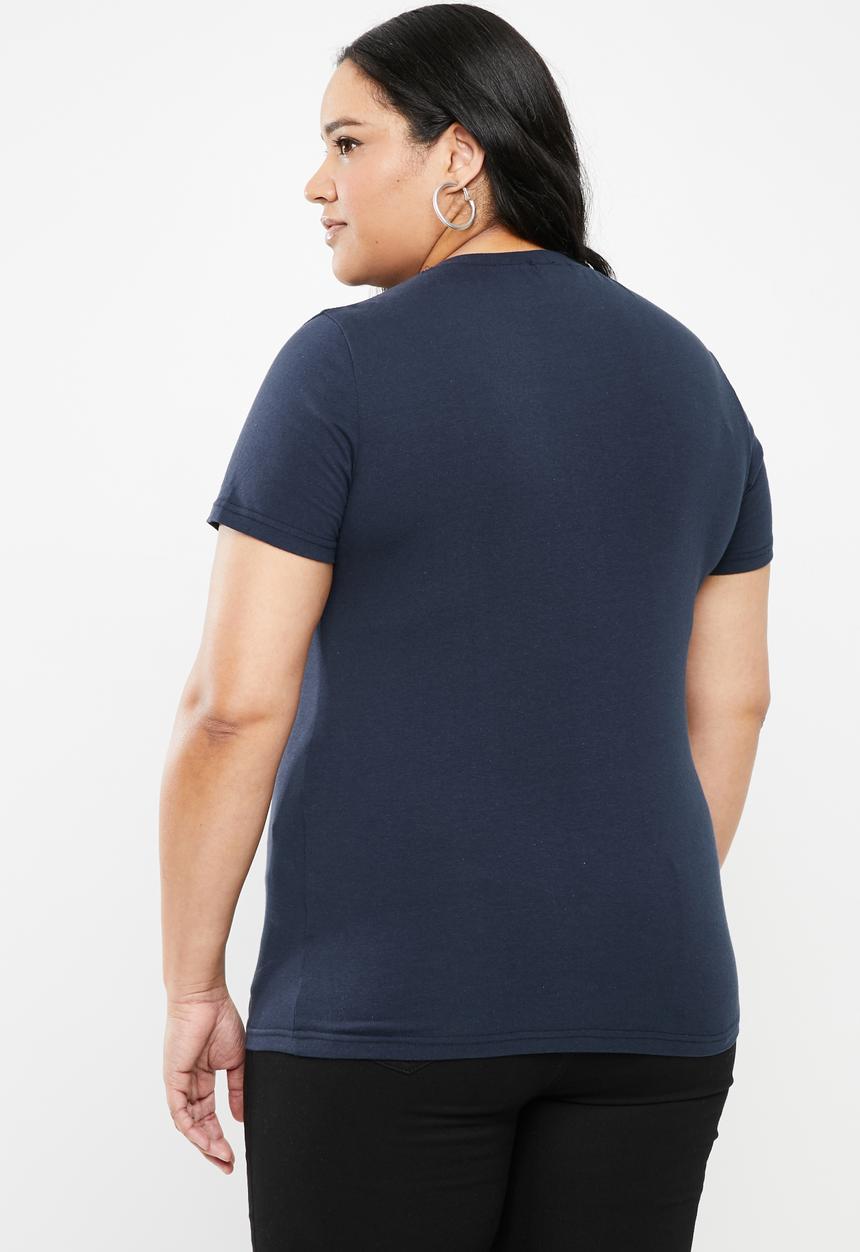 STYLE REPUBLIC PLUS - Influencer T-shirt - navy