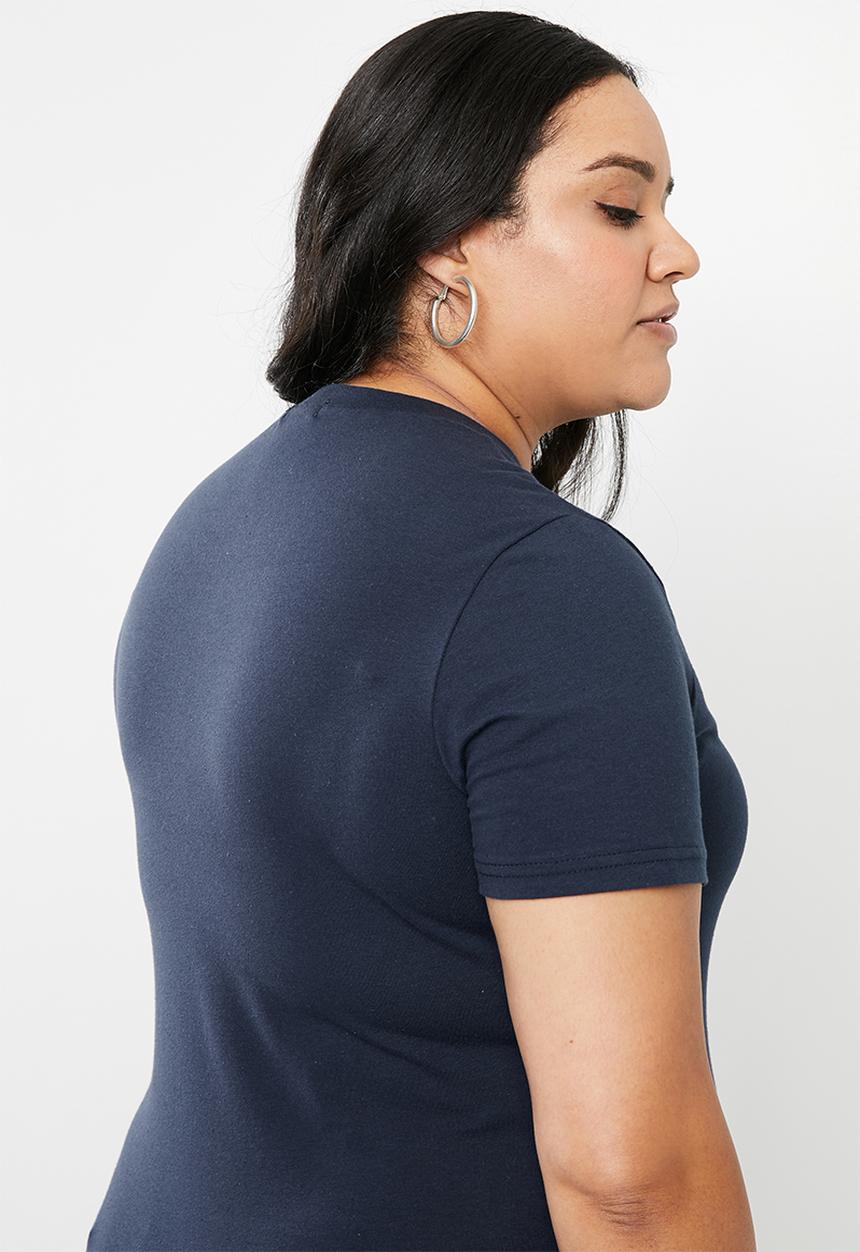 STYLE REPUBLIC PLUS - Influencer T-shirt - navy