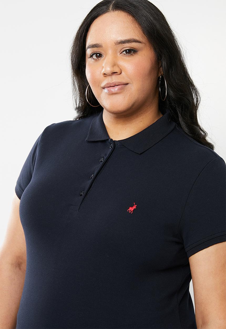 POLO - Plus Margot pony golfer - navy