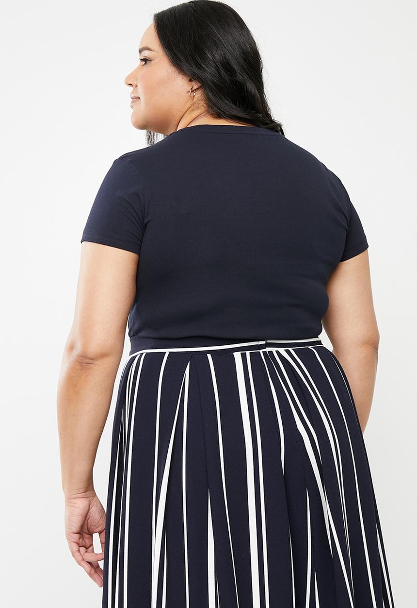 POLO - Plus Kelly short sleeve stretch t-shirt - navy