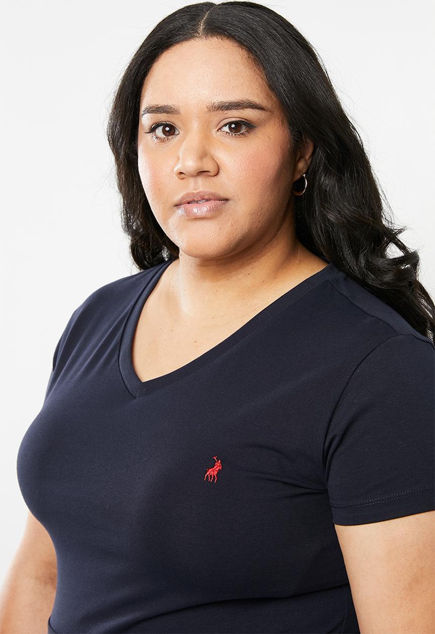 POLO - Plus Kelly short sleeve stretch t-shirt - navy