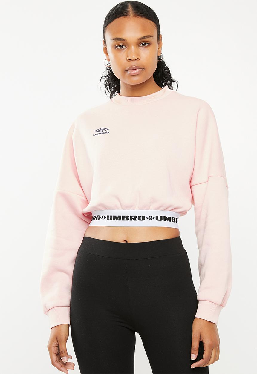 Umbro - Umbro long sleeve crop batwing top - pink