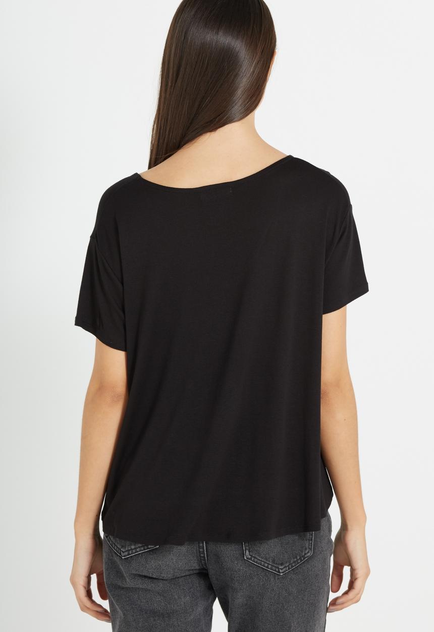 Cotton On - Madeline chop tee - black