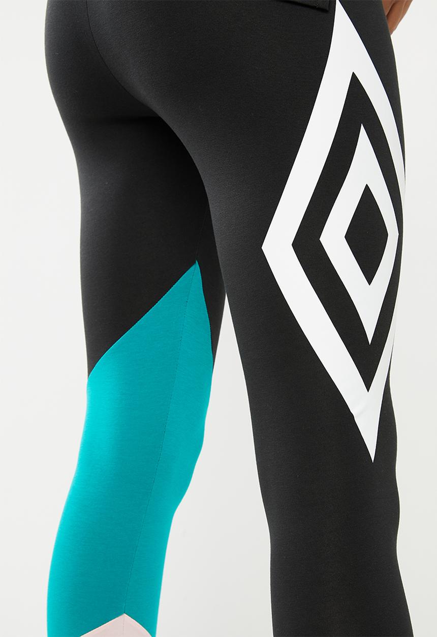 Umbro - Umbro colour block leggings - black