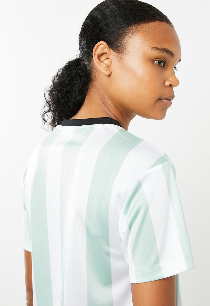 adidas Originals - T-shirt - ash green & white