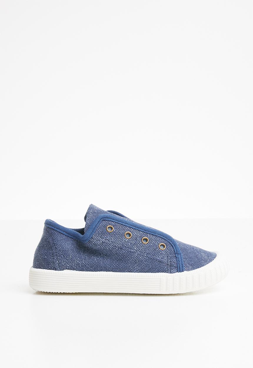 Pop Candy - Canvas slip on - navy