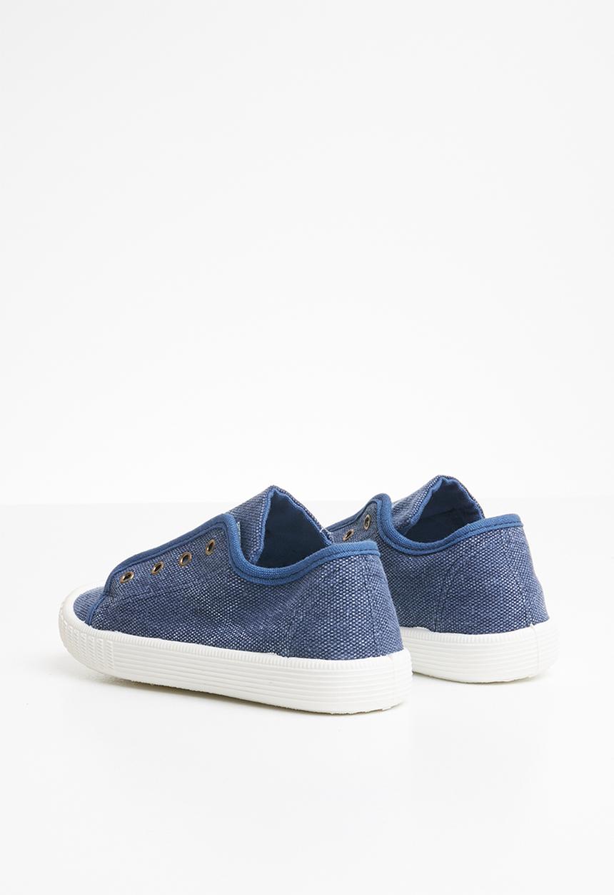 Pop Candy - Canvas slip on - navy