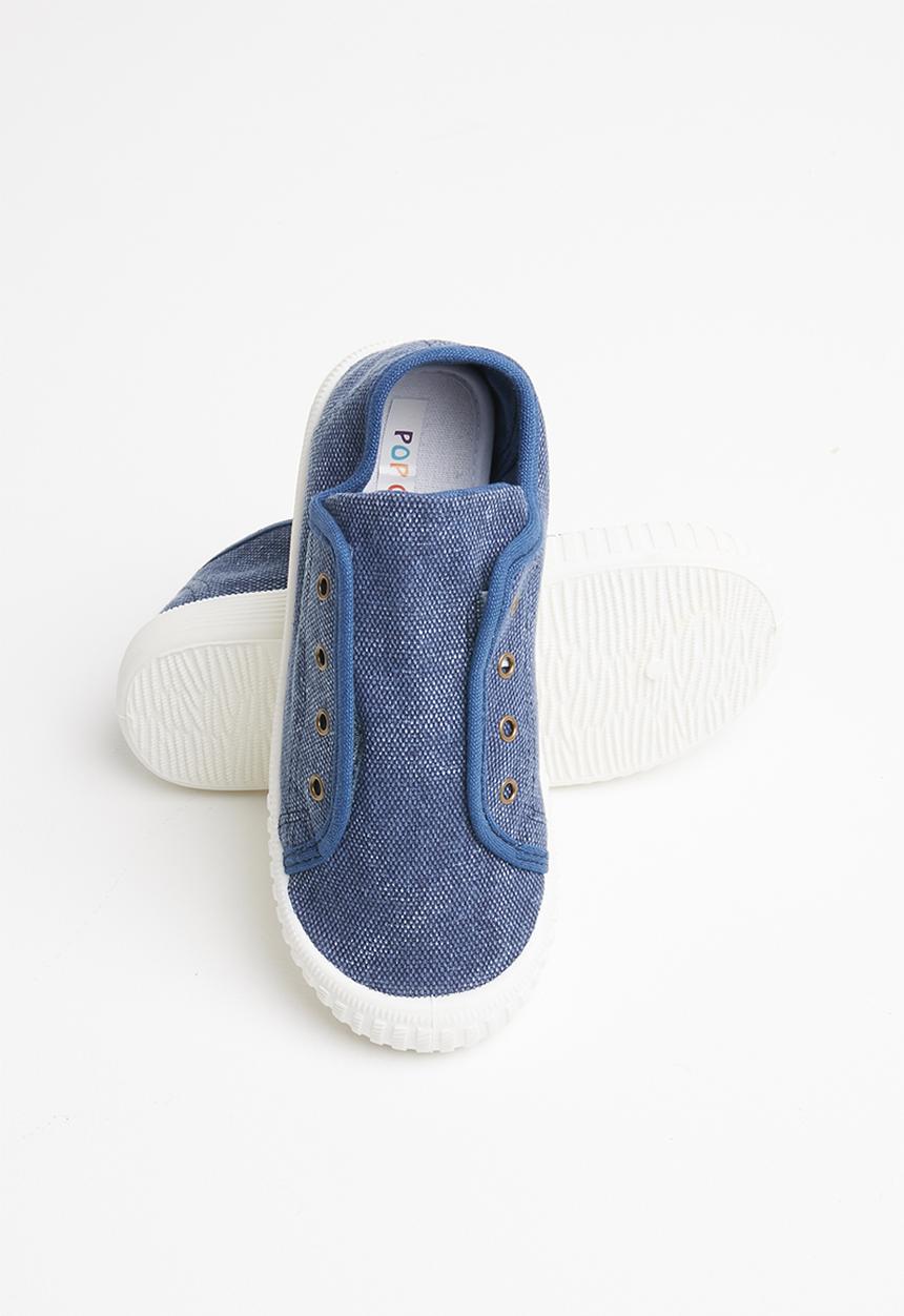 Pop Candy - Canvas slip on - navy