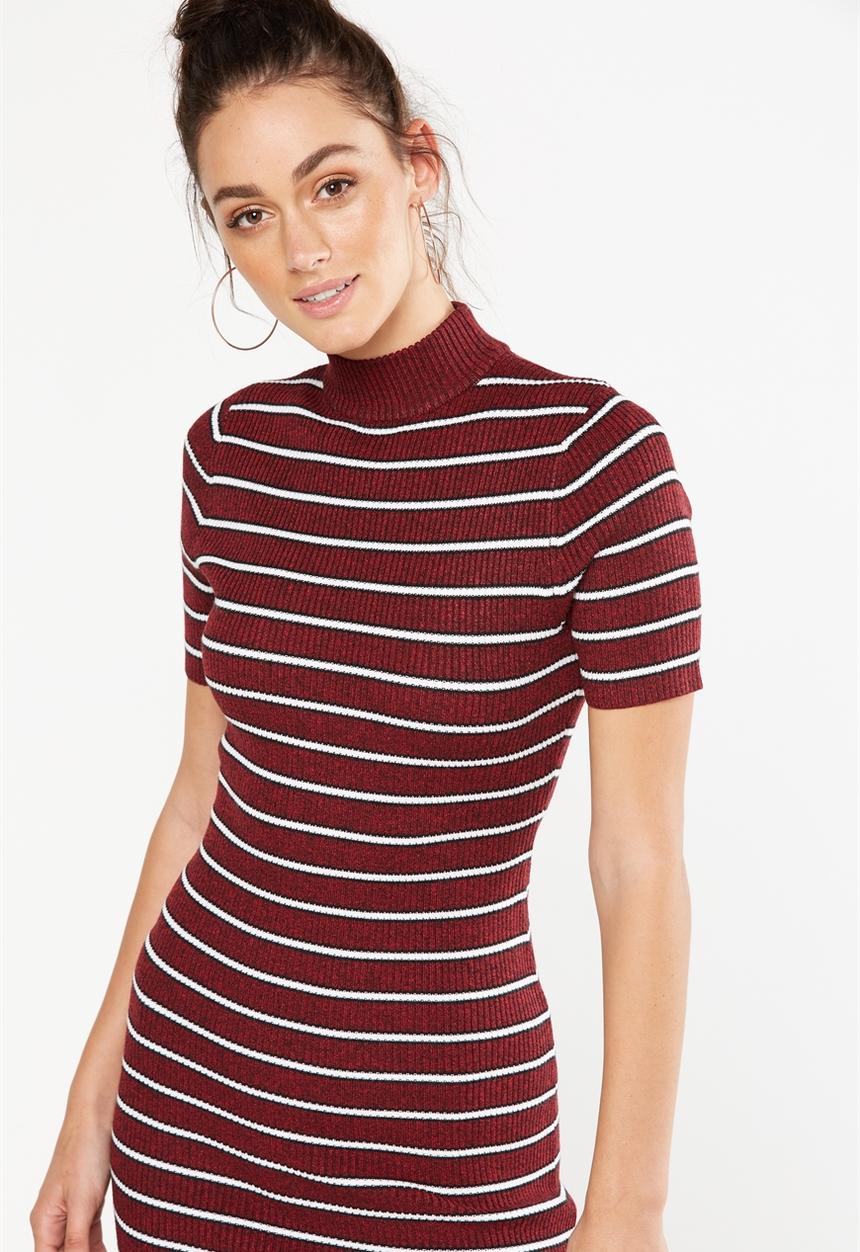 Cotton On - Avon bodycon mini dress - salma stripe
