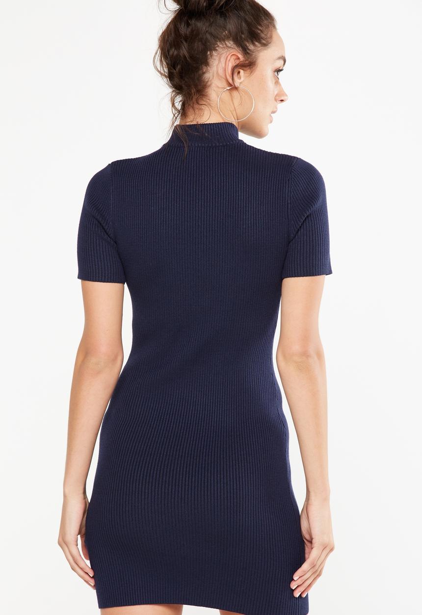 Cotton On - Avon bodycon mini dress - navy