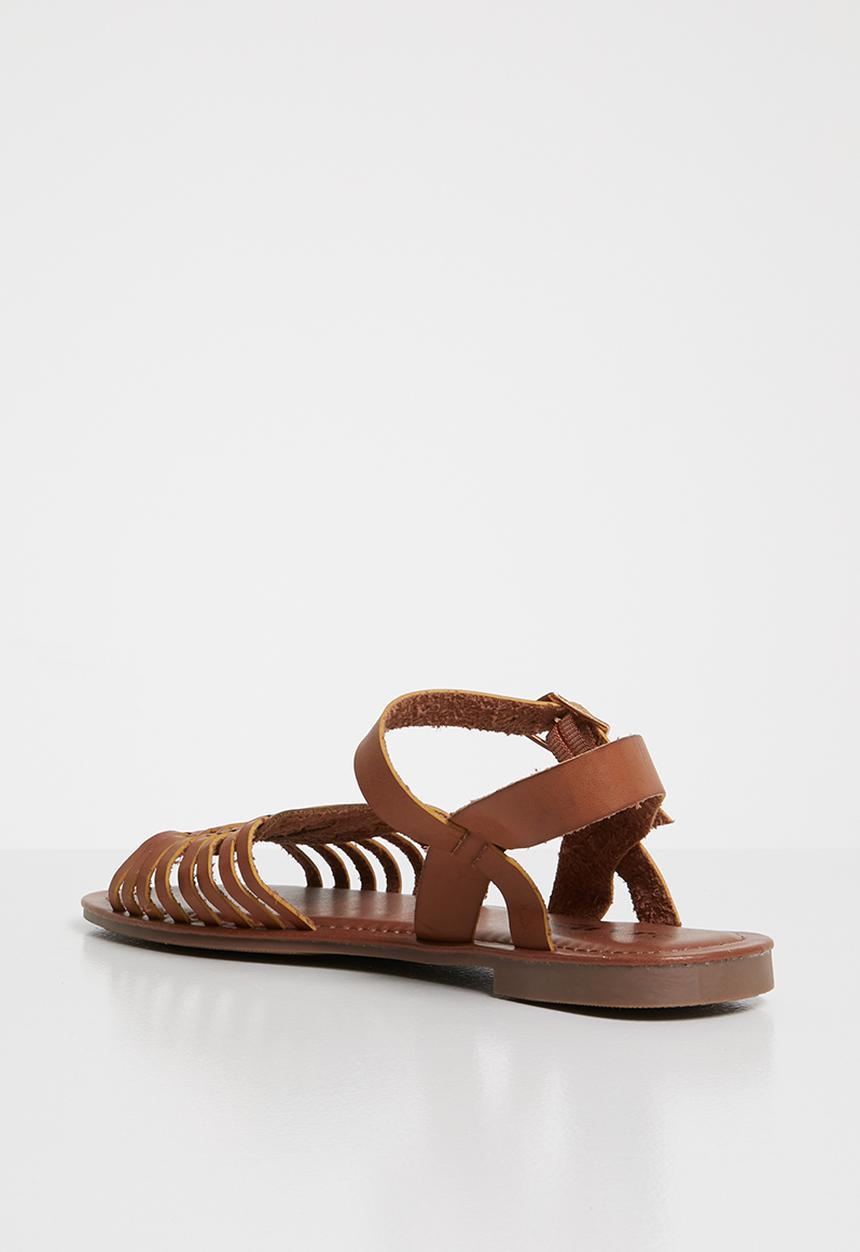 Jada - Woven sandal - tan
