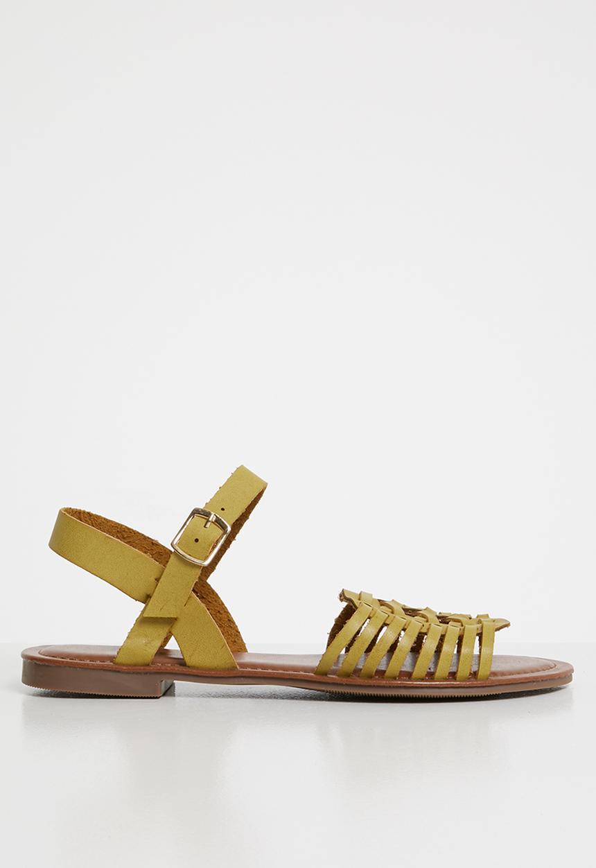 Jada - Woven sandal - yellow