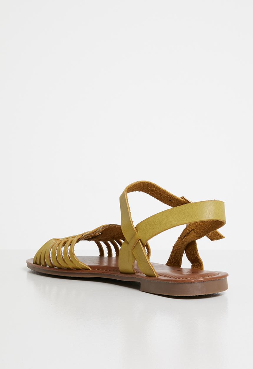 Jada - Woven sandal - yellow