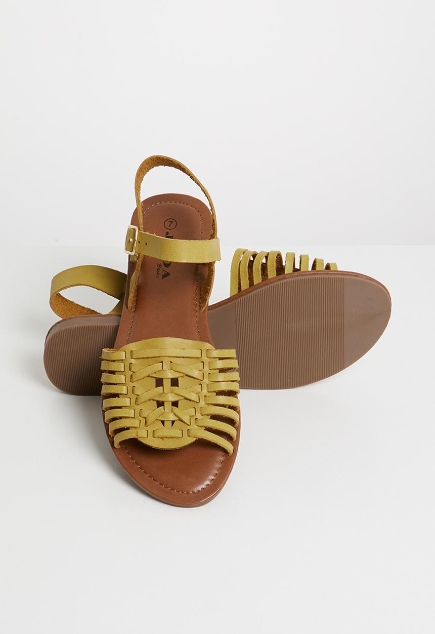 Jada - Woven sandal - yellow