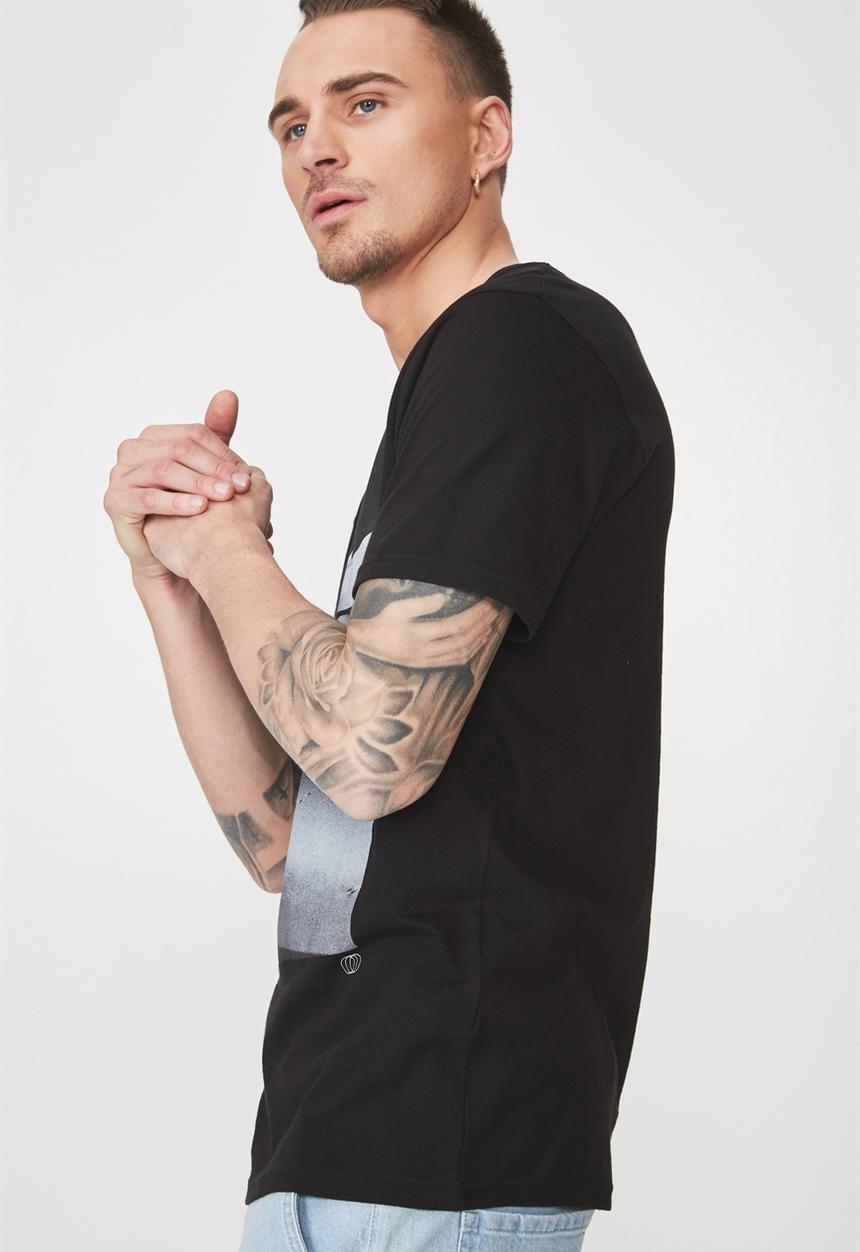 Cotton On - Tbar tee - black