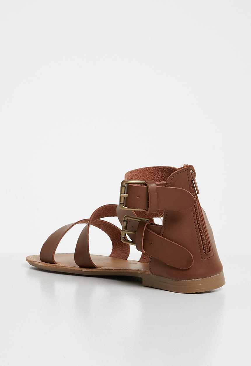 STYLE REPUBLIC - Gladiator sandal - brown