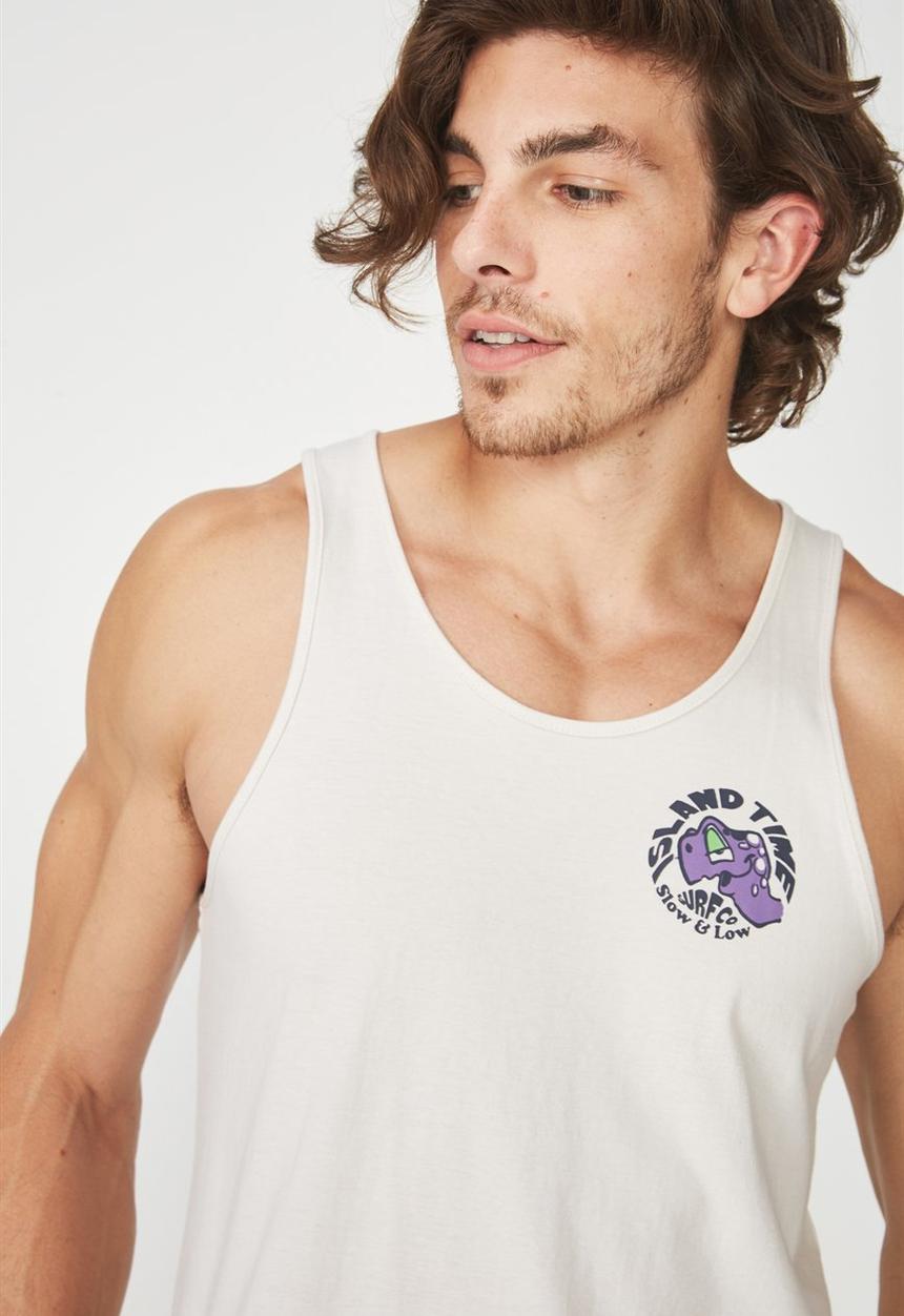 Cotton On - Tbar tank - white