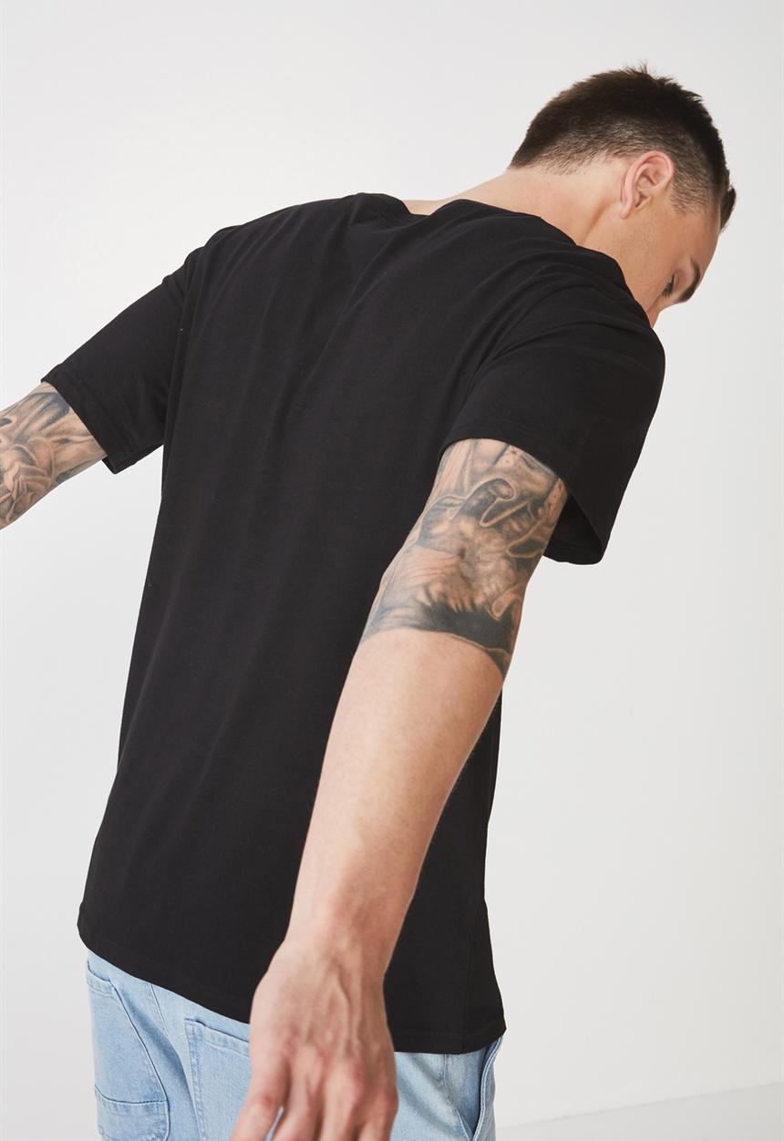 Cotton On - Tbar short sleeve tee 2 - black