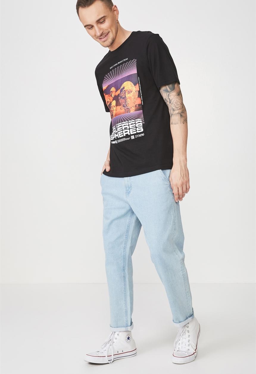 Cotton On - Tbar short sleeve tee 2 - black