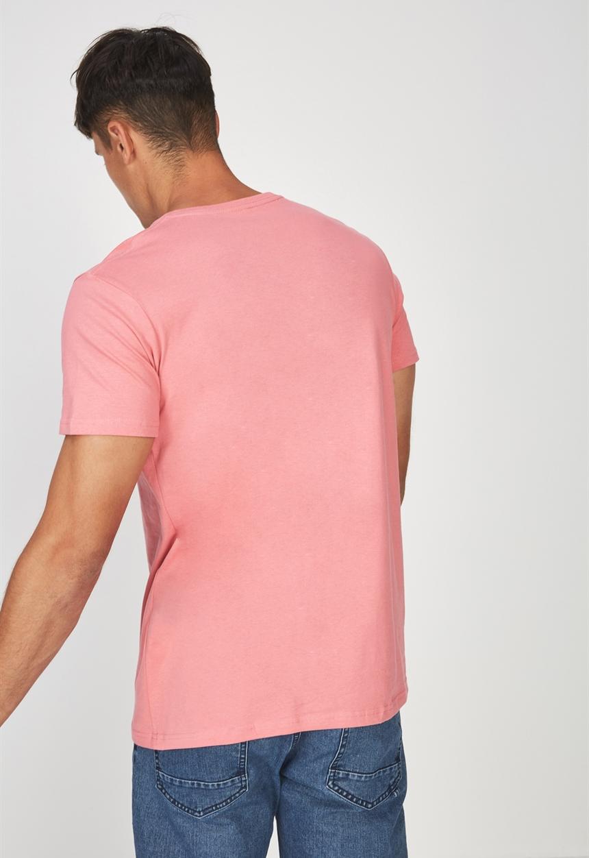 Cotton On - Essential v-neck short sleeve tee - pink