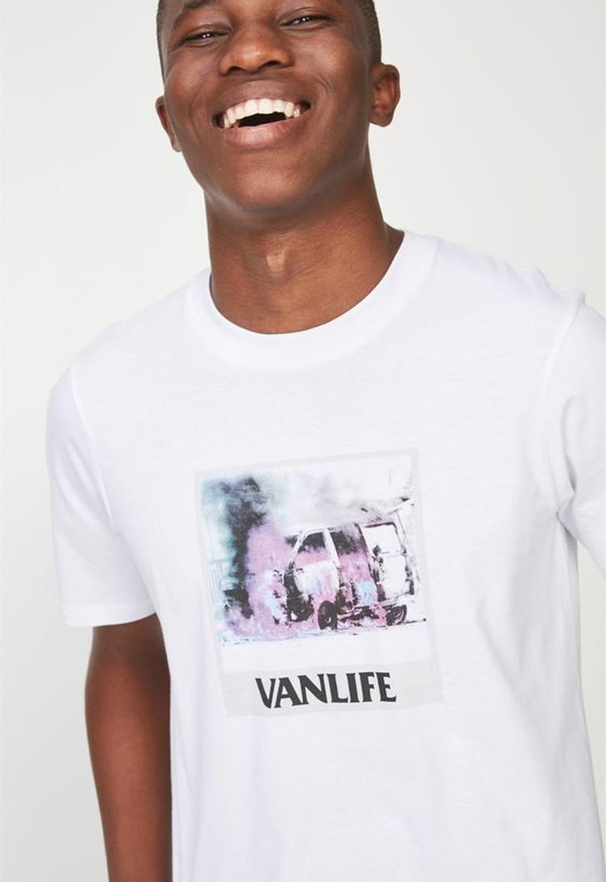 Cotton On - Tbar short sleeve tee 2 - white