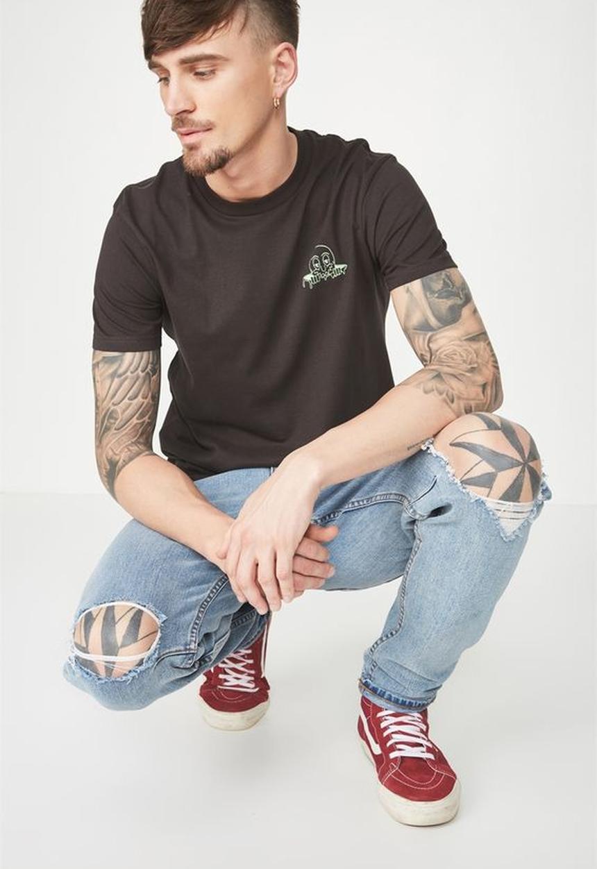 Cotton On - Tbar short sleeve tee 2 - washed black