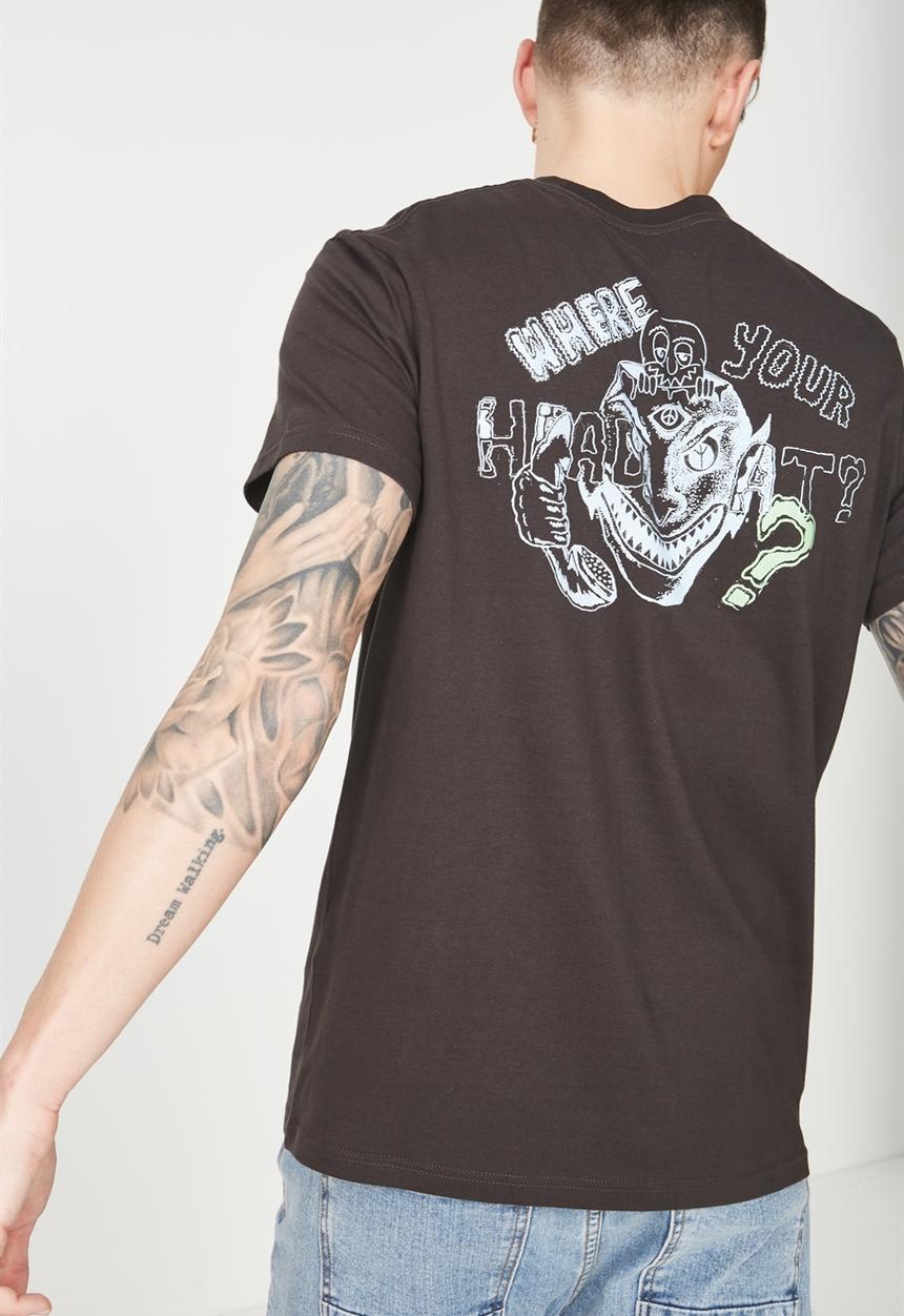 Cotton On - Tbar short sleeve tee 2 - washed black