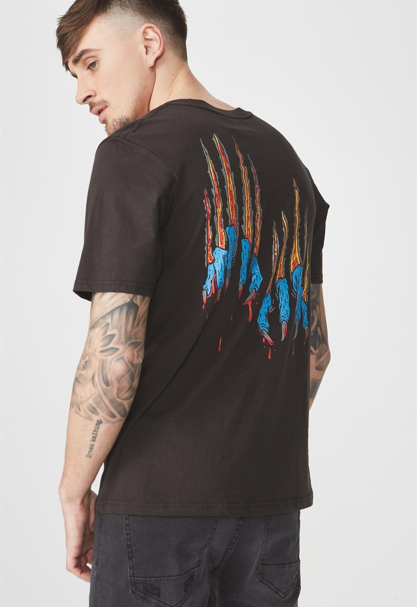 Cotton On - Tbar short sleeve tee 2 - washed black