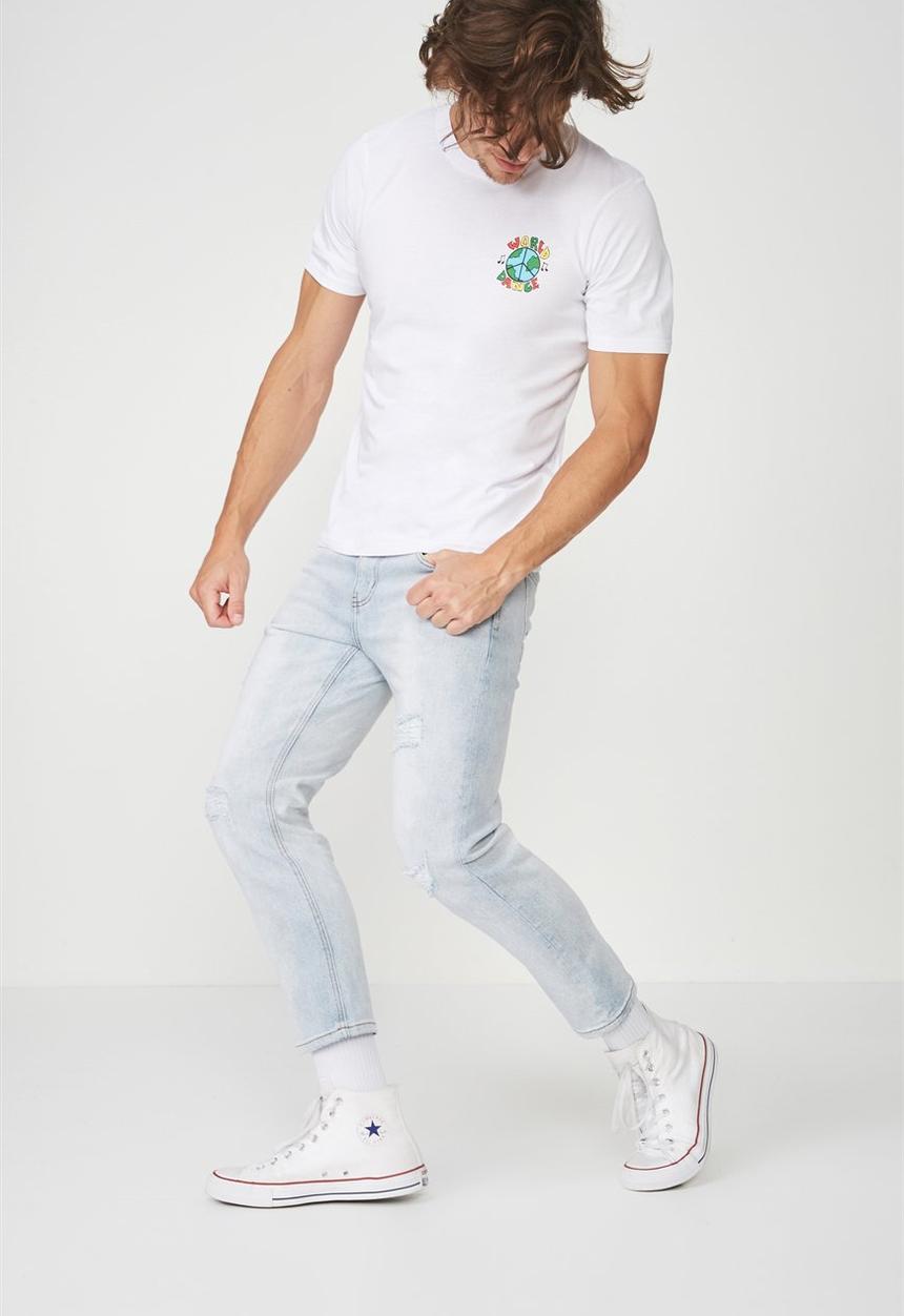 Cotton On - Tbar short sleeve tee 2 - white